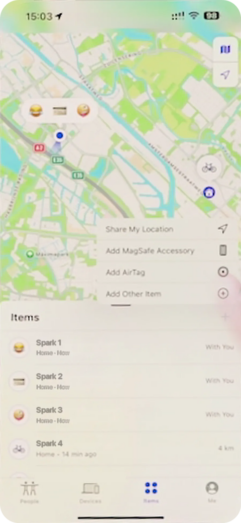 בתפריט שנפתח, לוחצים על "Add Other Item".